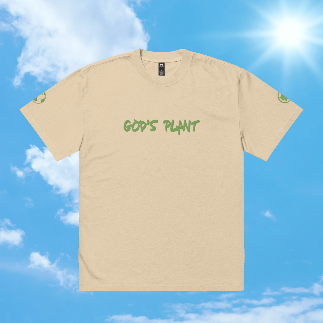 GOD'S PLANT - EARTH EDITION - OVERSIZED TEE