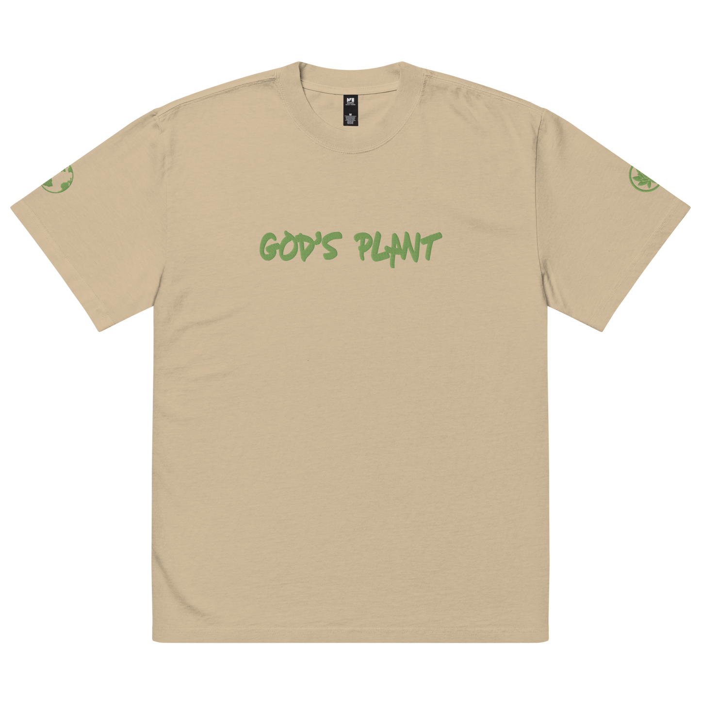 GOD'S PLANT - EARTH EDITION - OVERSIZED TEE