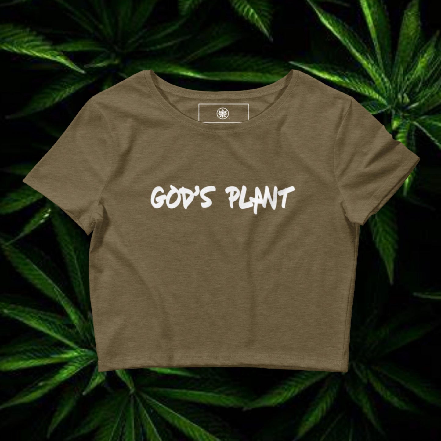 GOD'S PLANT - LADIES CROP TOP