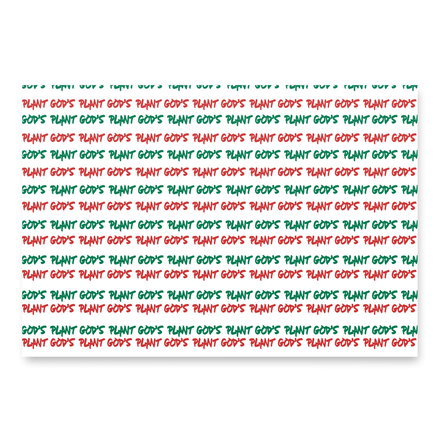 GOD'S PLANT - WRAPPING PAPER