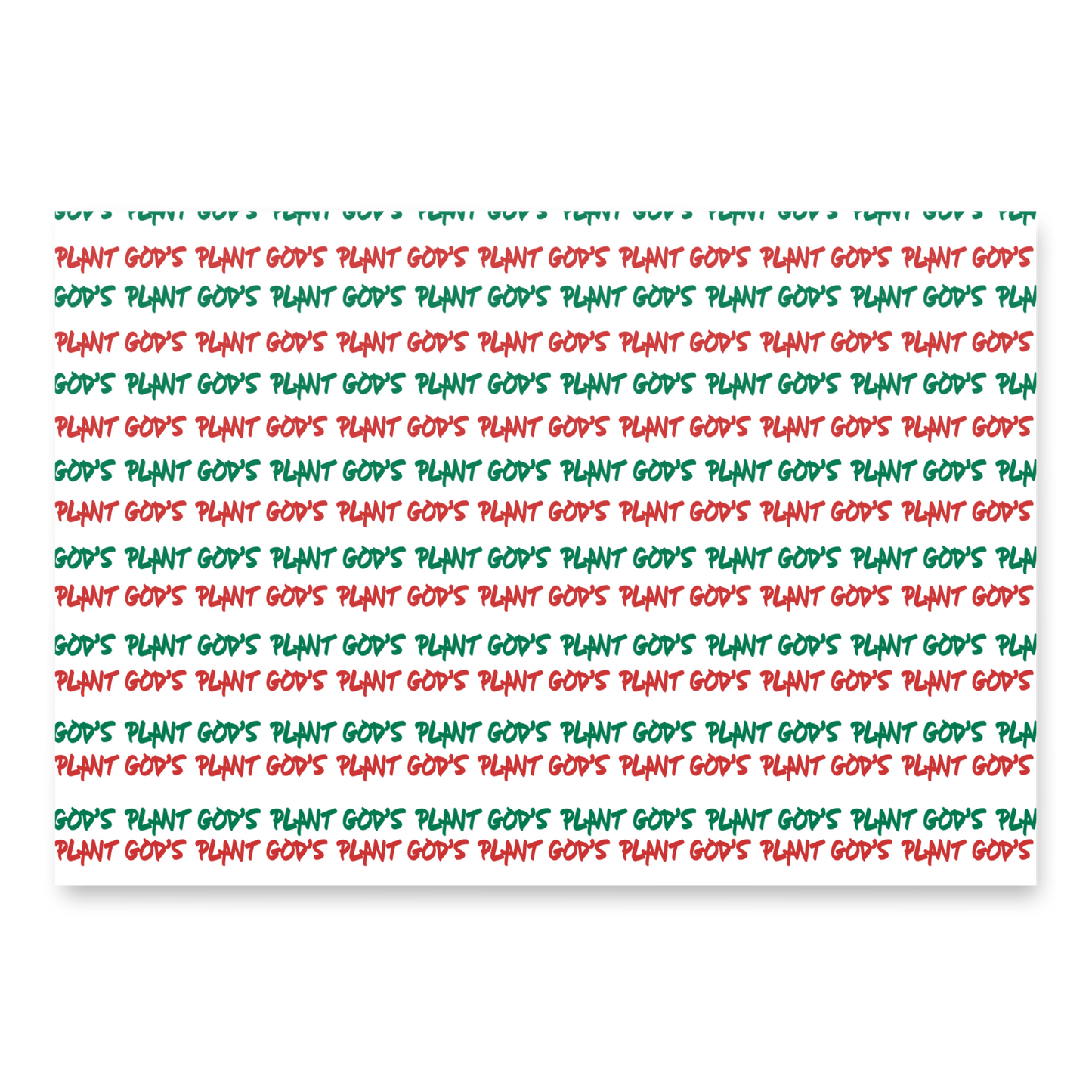 GOD'S PLANT - WRAPPING PAPER