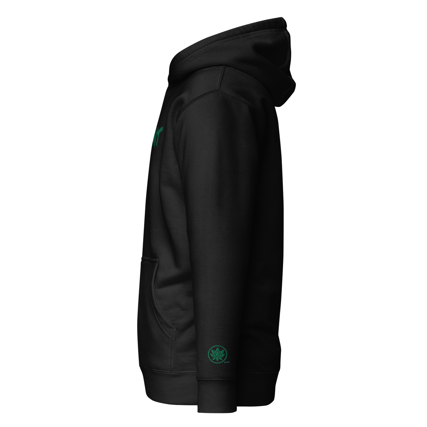 GODS PLANT PREMIUM HOODIE - GREEN LETTER EDITION