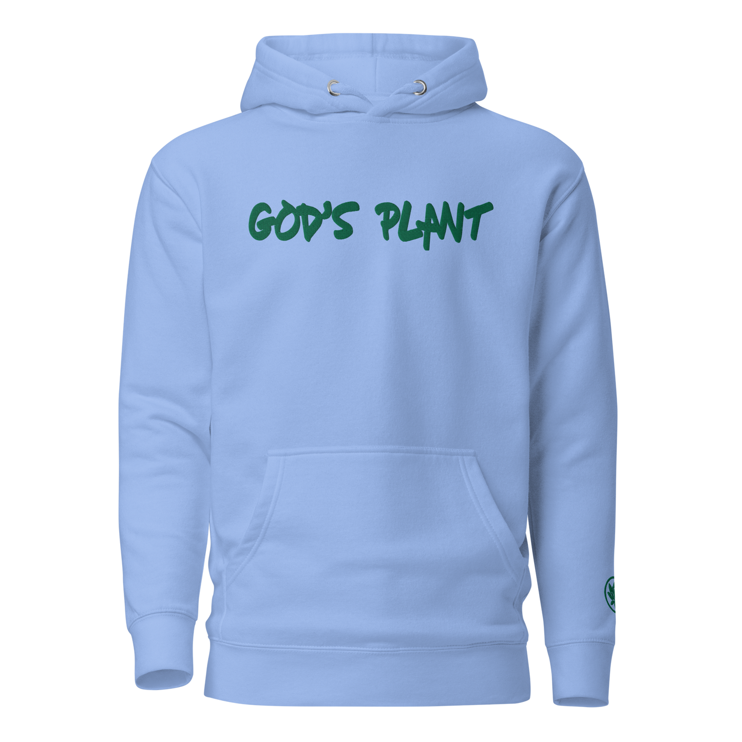 GODS PLANT PREMIUM HOODIE - GREEN LETTER EDITION