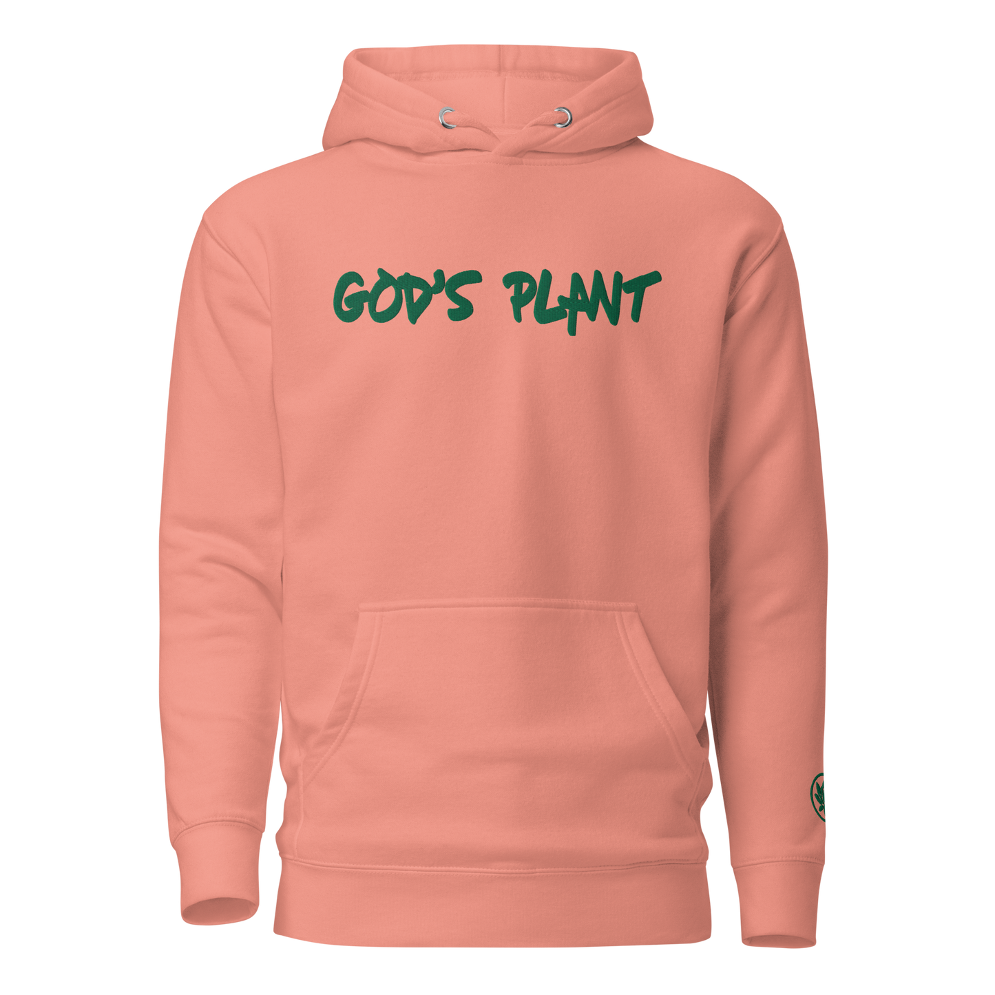GODS PLANT PREMIUM HOODIE - GREEN LETTER EDITION
