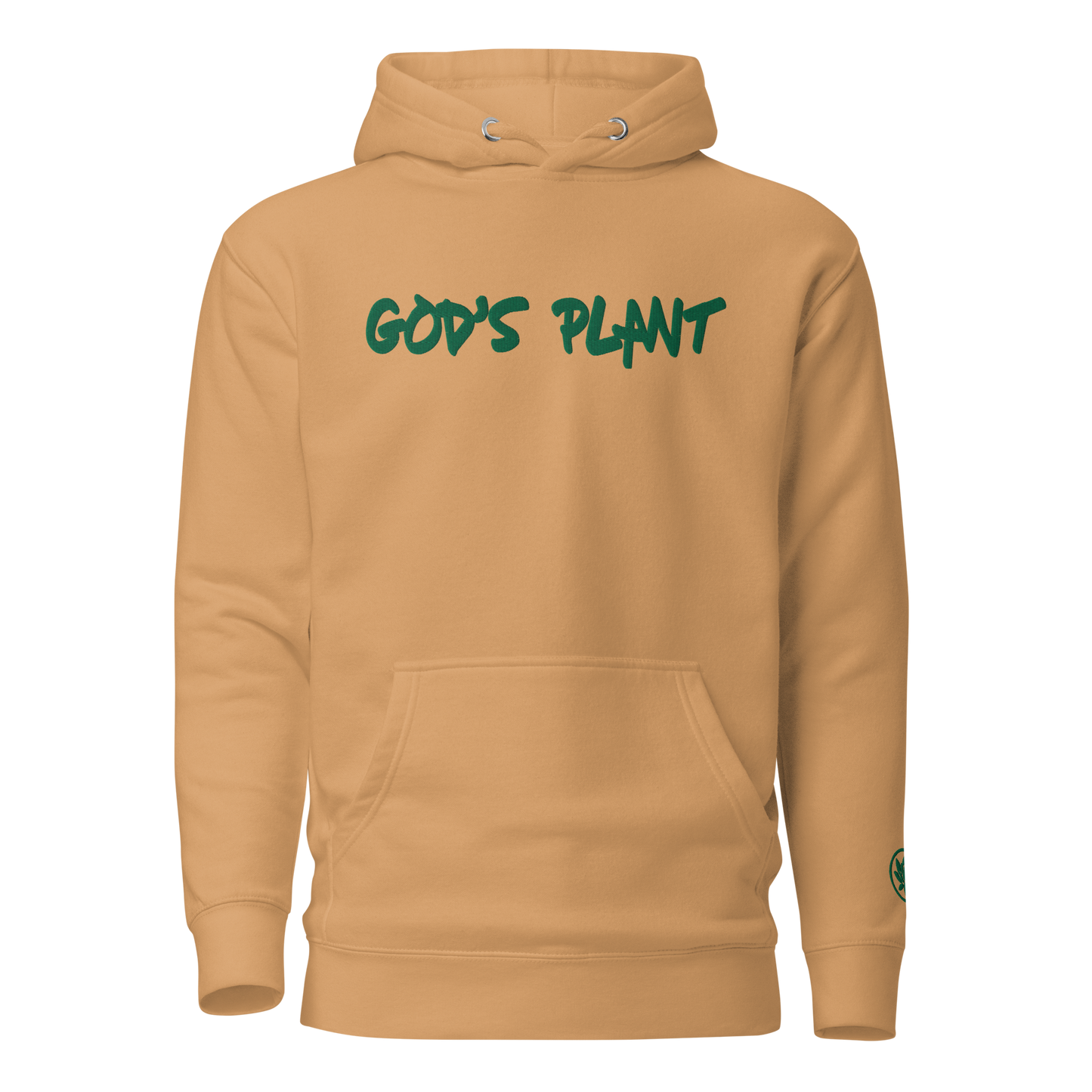 GODS PLANT PREMIUM HOODIE - GREEN LETTER EDITION